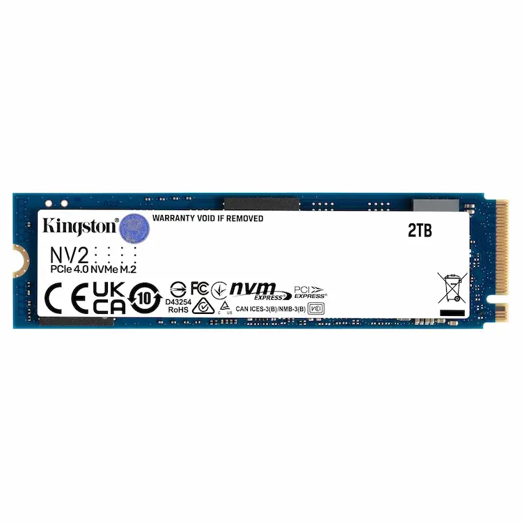 HDD SSD KINGSTON 2TB M.2 NVME PCIE 4.0 SNV2S/2000G NV2 SERIES